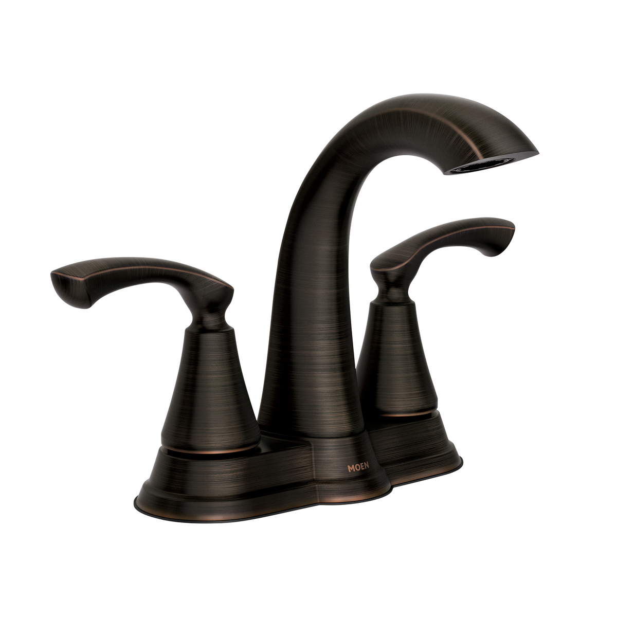 Moen Tiffin Two-Handle High-Arc Bathroom Faucet WS84876 in Mediterranean Bronze (WS84876BRB)