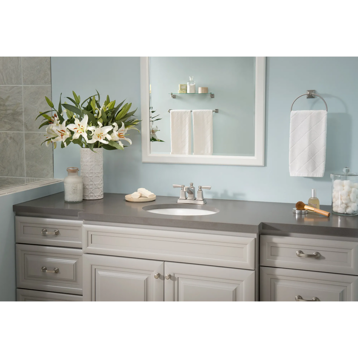 Moen Retreat Vanity Shelf DN8390 in Brushed Nickel (DN8390BN) - view 8