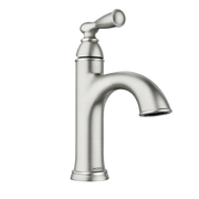 Moen Banbury Single-Handle High-Arc Bathroom Faucet 84945 in Spot Resist Brushed Nickel (84945SRN)