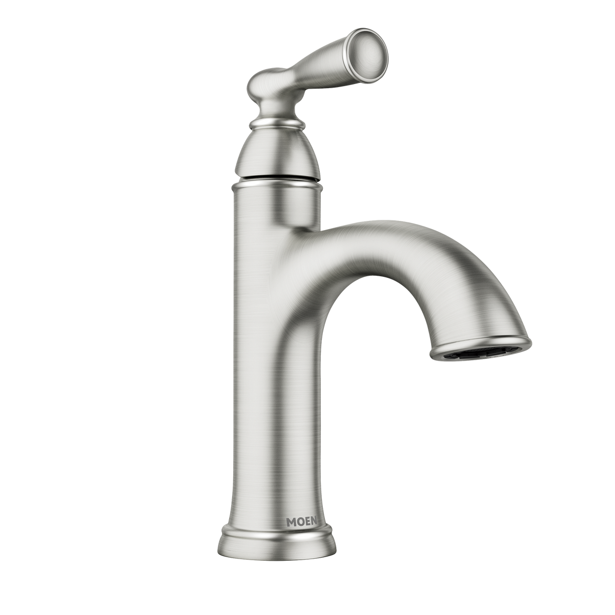 Moen Banbury Single-Handle High-Arc Bathroom Faucet 84945 in Spot Resist Brushed Nickel (84945SRN)