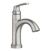 Moen Wellton Single-Handle Centerset Faucet 84980 in Spot Resist Brushed Nickel (84980SRN)
