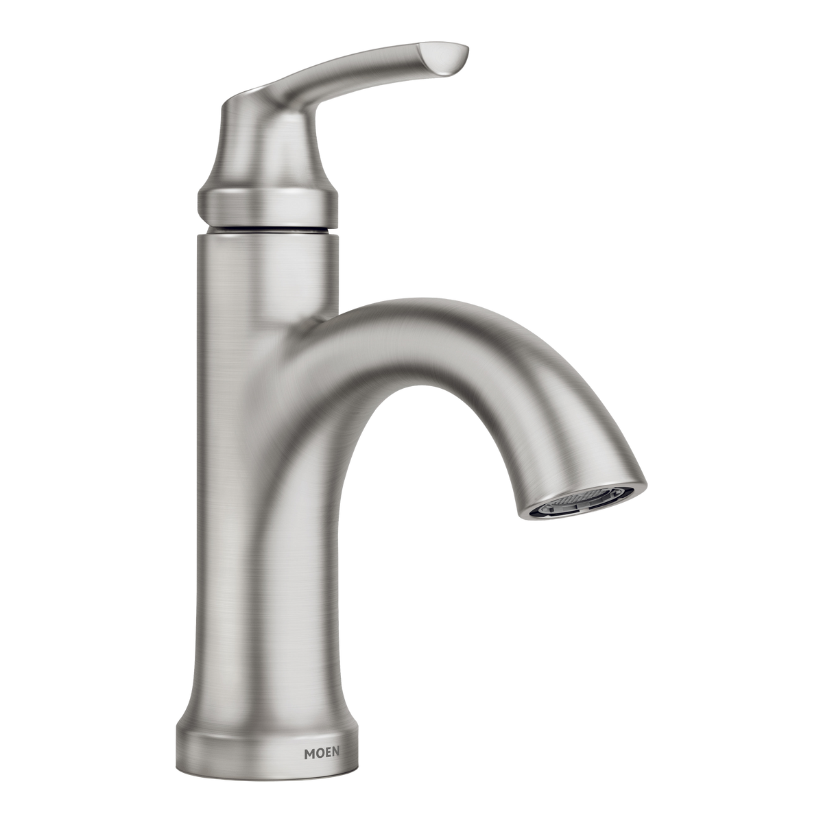 Moen Wellton Single-Handle Centerset Faucet 84980 in Spot Resist Brushed Nickel (84980SRN)