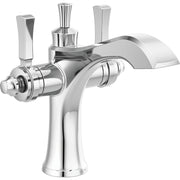 Delta Dorval Single Hole Monoblock Bathroom Faucet - Chrome