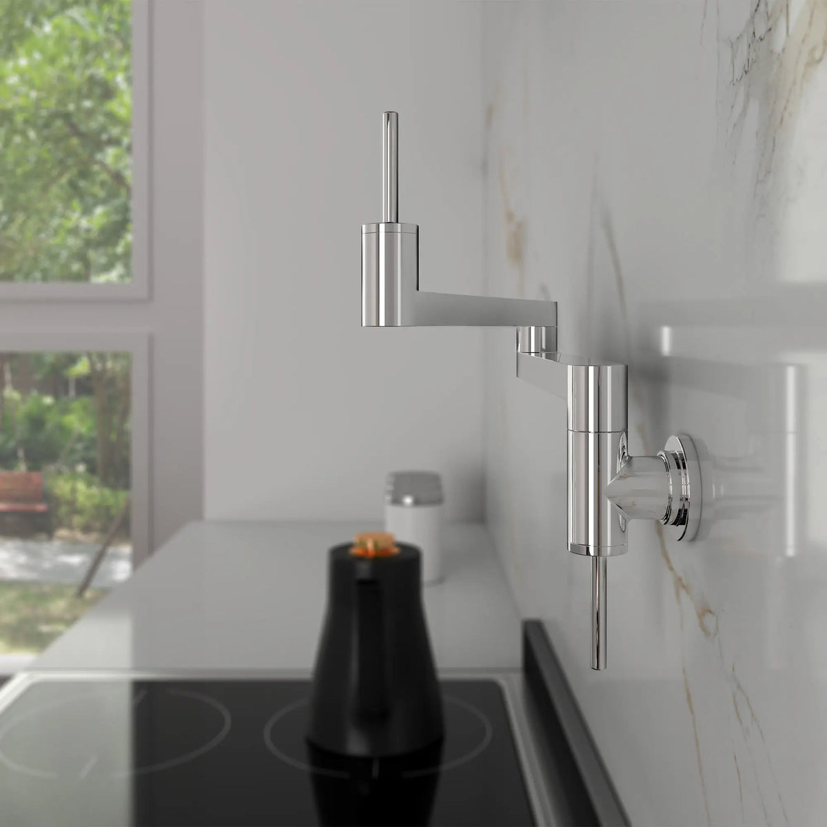DXV Contemporary Kitchen Pot Filler in Polished Chrome (D35401900.100)