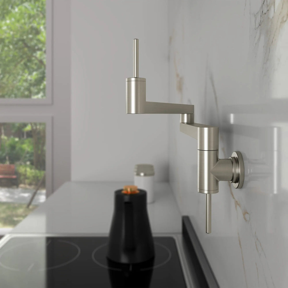 DXV Contemporary Kitchen Pot Filler in Ultra Steel (D35401900.355) - view 3
