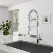 DXV Fresno Single Handle Culinary Kitchen Faucet with Lever Handle in Polished Chrome (D35403350.100)