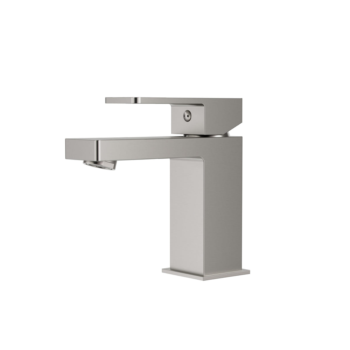 Aquabrass Xpress Madison Single-hole Lavatory Faucet 86014 in Brushed Nickel PVD