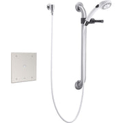 Delta Commercial 860T153 Electronic Shower Trim with Push Button Activator - Hardwire