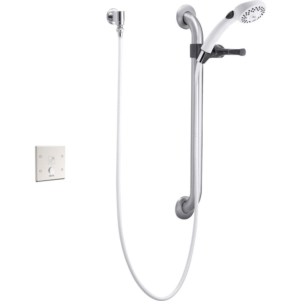Delta Commercial 860T156 Electronic Shower Trim with Push Button Activator - Hardwire