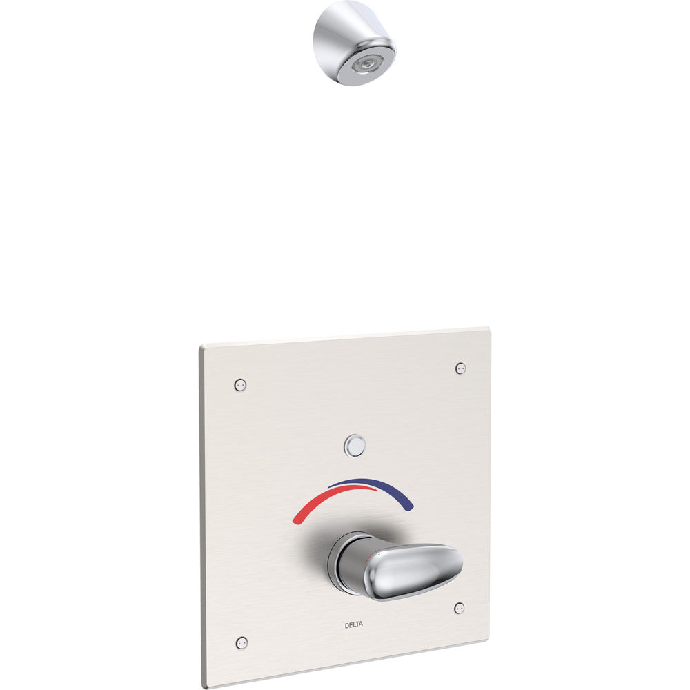 Delta Commercial 860T177 Electronic Push Button Shower System - Hardwire
