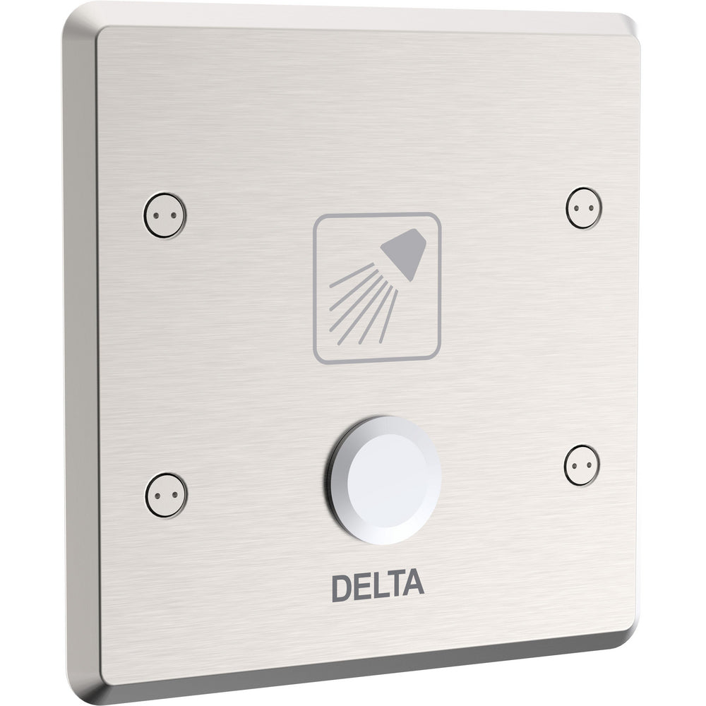 Delta Commercial 861T106 Electronic Shower Trim with Push Button Activator - Battery