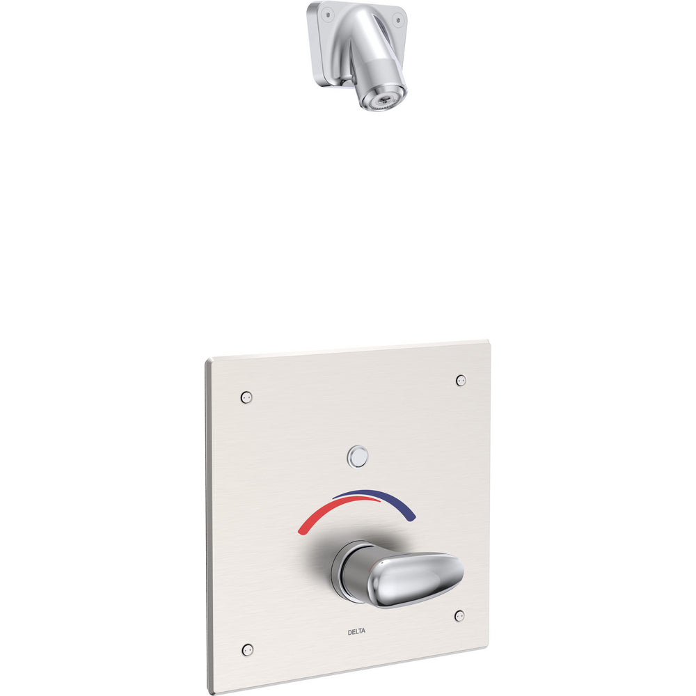 Delta Commercial 861T167 Electronic Push Button Shower System - Battery