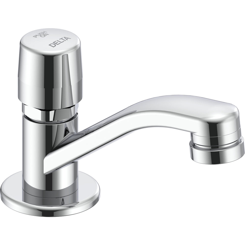 Delta Commercial 86T1104 Single Hole Metering Slow-Close Lavatory Faucet