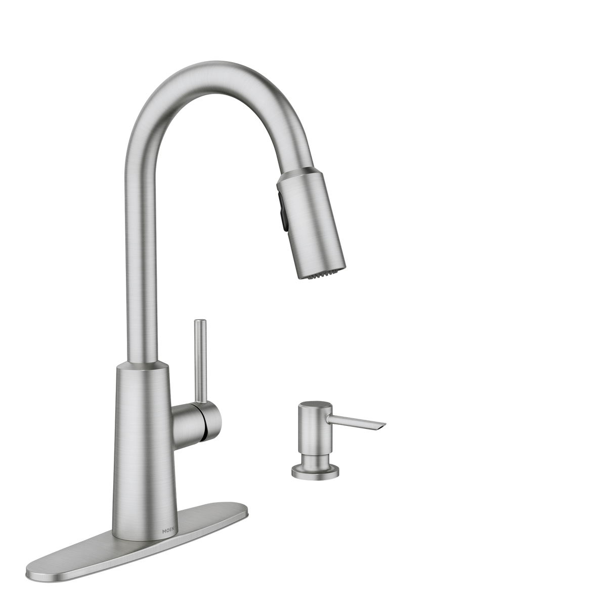 Moen Nori Single-Handle High-Arc Pulldown Kitchen Faucet 87066 in Spot Resist Stainless (87066SRS)