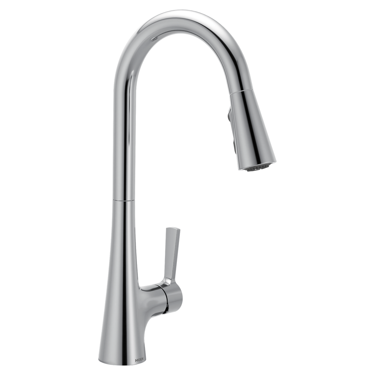 Moen Mikah Single-Handle High-Arc Pulldown Kitchen Faucet 87069 in Chrome (87069)