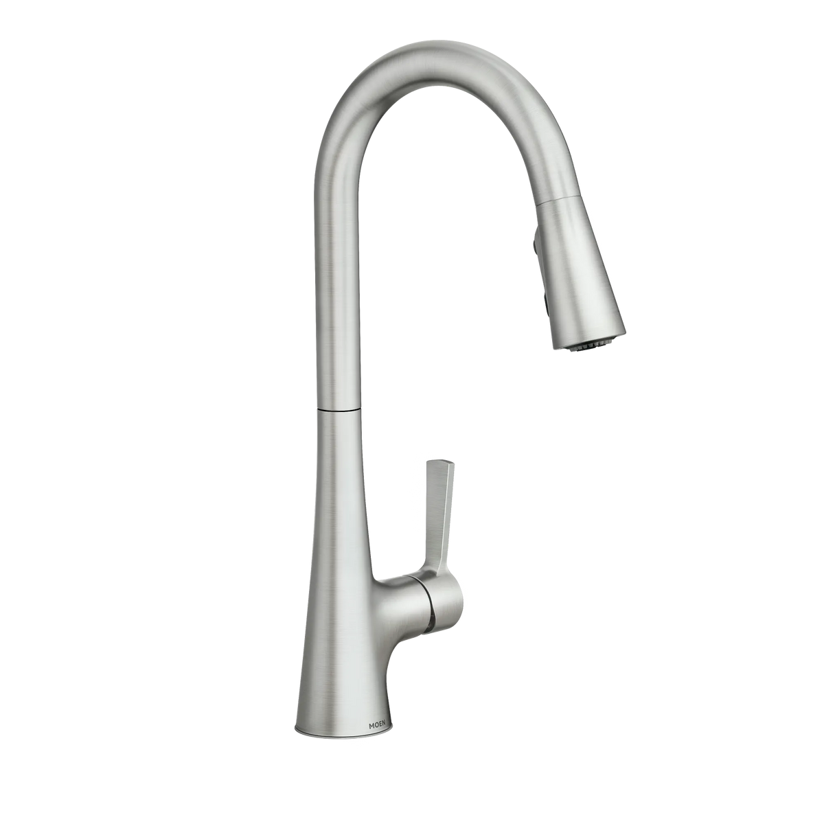 Moen Mikah Single-Handle High-Arc Pulldown Kitchen Faucet 87069 in Spot Resist Stainless (87069SRS) - view 8