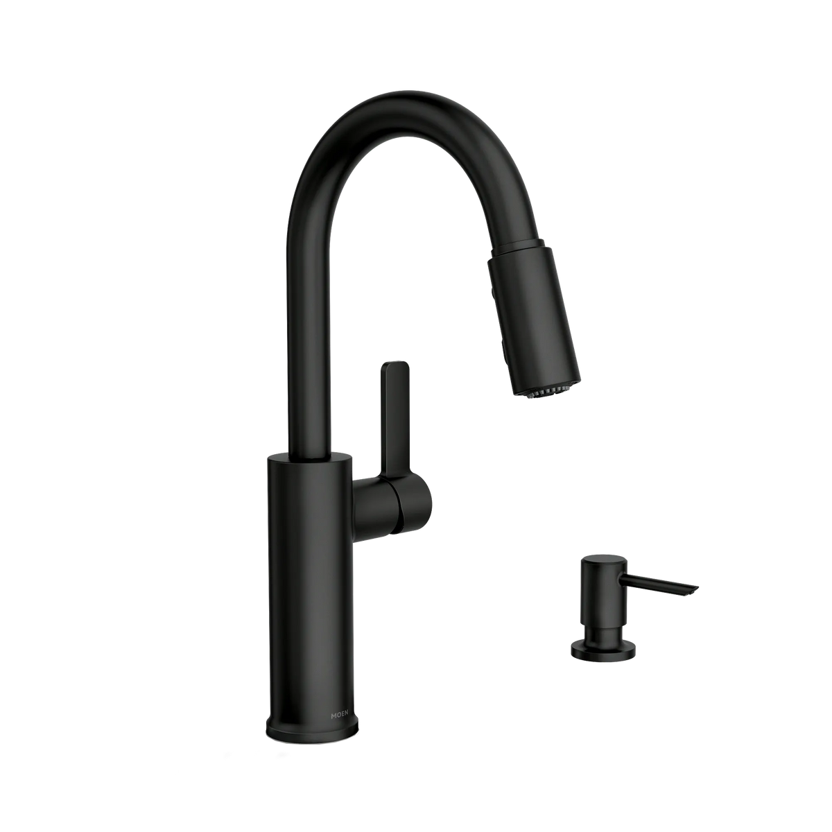 Moen Durani Pulldown Kitchen Faucet 87070 in Matte Black (87070BL) - view 6