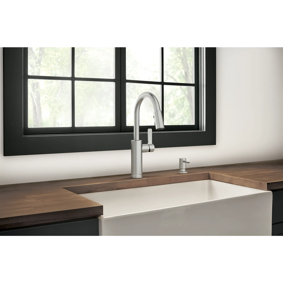 Moen Durani Pulldown Kitchen Faucet 87070 in Spot Resist Stainless (87070SRS) - view 4