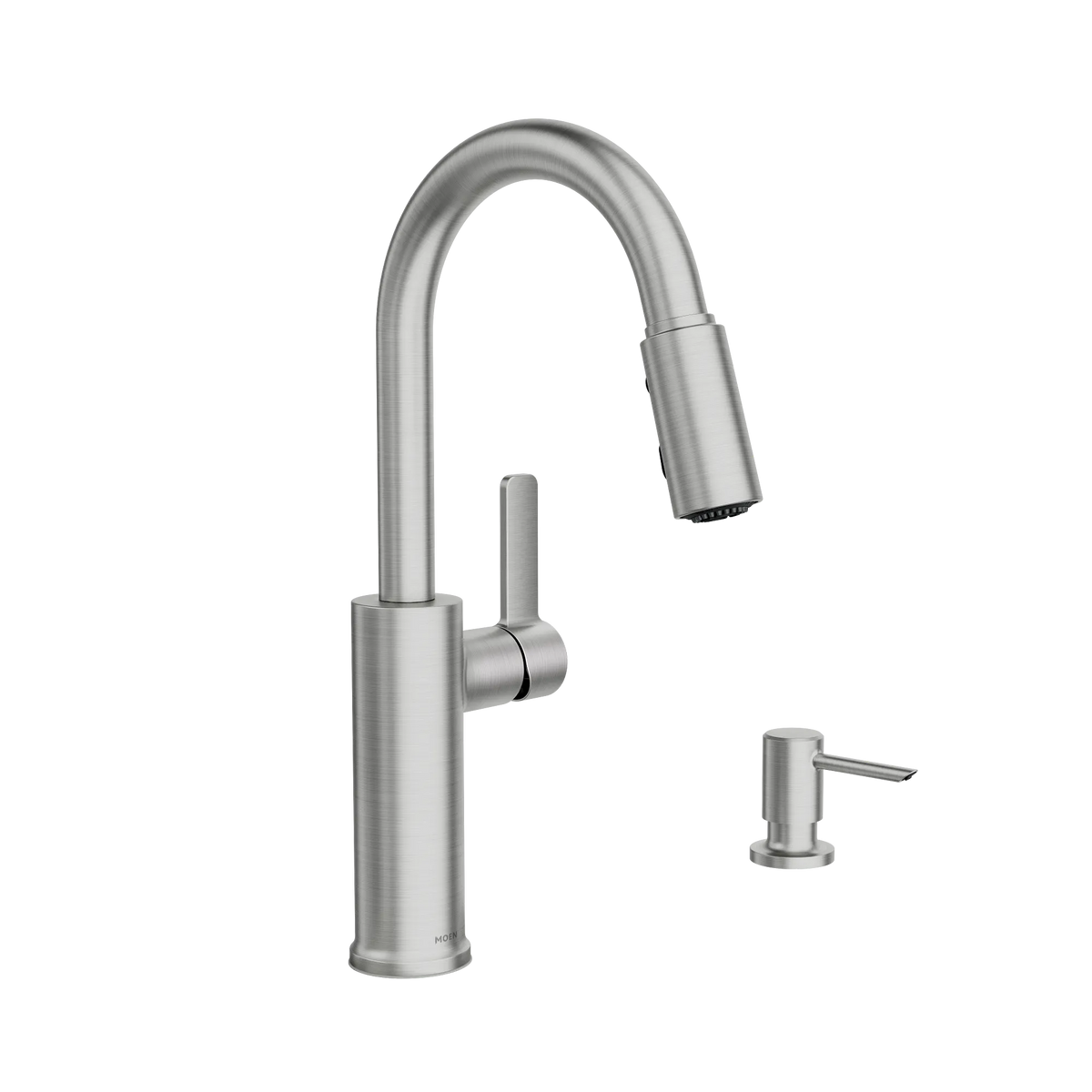 Moen Durani Pulldown Kitchen Faucet 87070 in Spot Resist Stainless (87070SRS) - view 6
