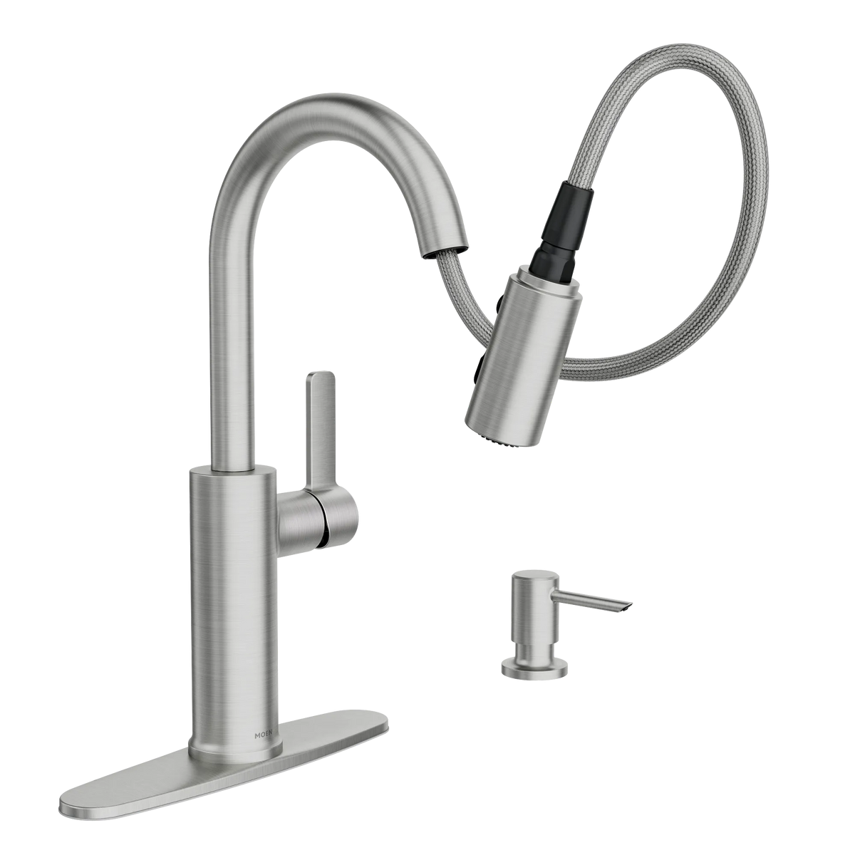 Moen Durani Pulldown Kitchen Faucet 87070 in Spot Resist Stainless (87070SRS) - view 7