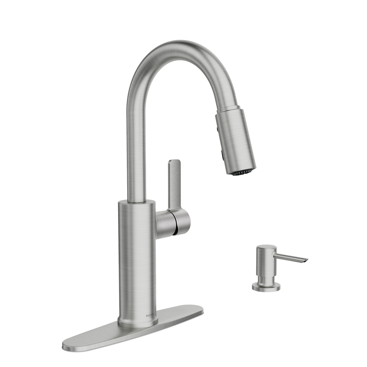 Moen Durani Pulldown Kitchen Faucet 87070 in Spot Resist Stainless (87070SRS)