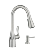 Moen Arlo Hands Free Pulldown Kitchen Faucet 87087EW in Spot Resist Stainless (87087EWSRS)