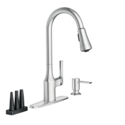 Moen Milton Single-Handle High-Arc Pulldown Kitchen Faucet 87114 in Chrome (87114)