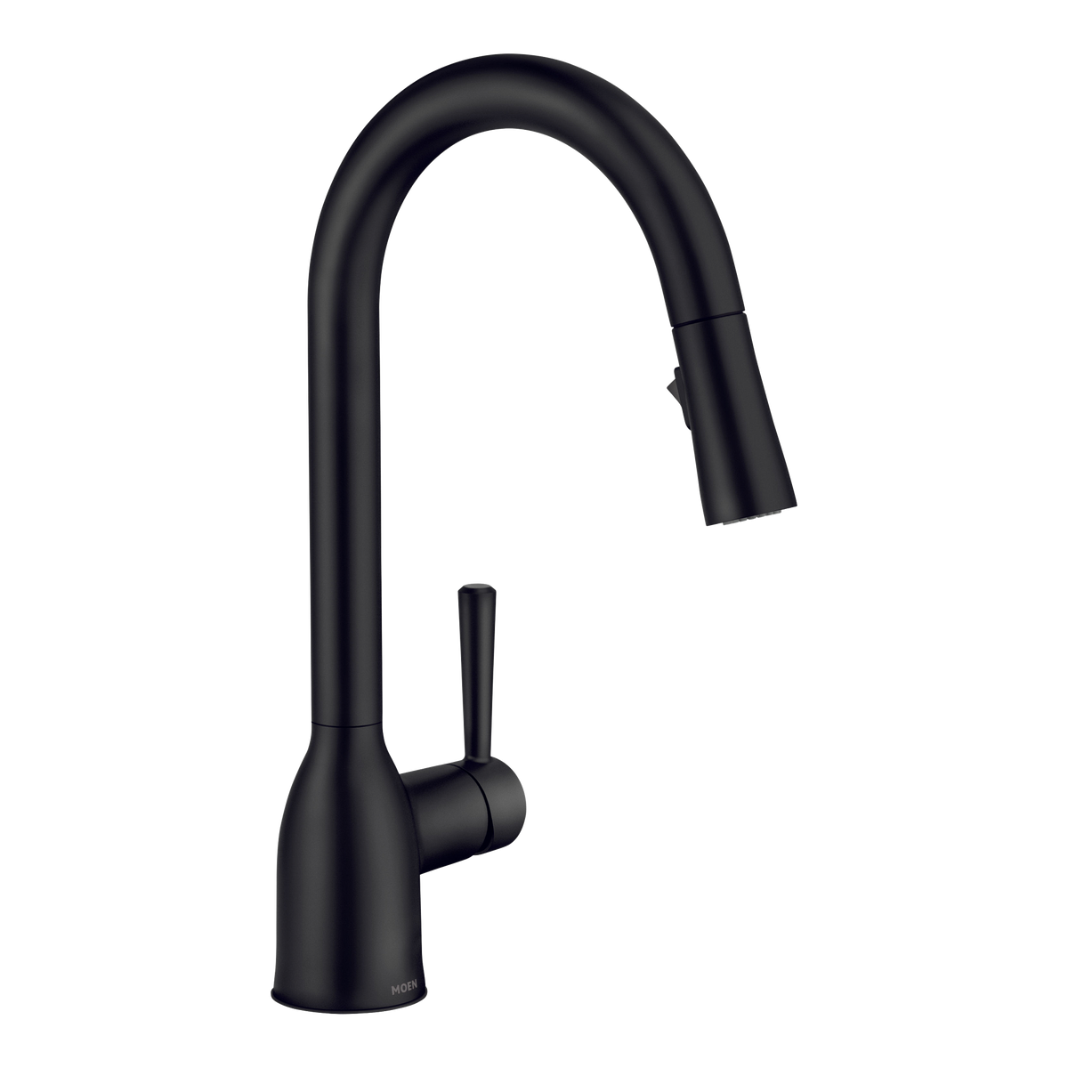 Moen Adler Single-Handle High-Arc Pulldown Kitchen Faucet 87233 in Matte Black (87233BL)
