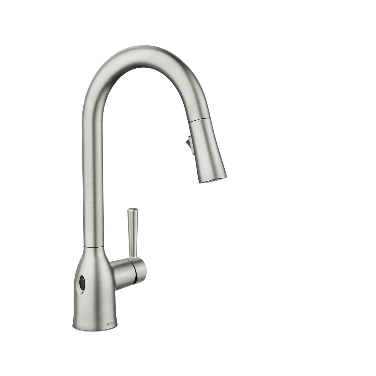 Moen Adler MotionSense Wave Single-Sensor Single-Handle High-Arc Pulldown Kitchen Faucet 87233EW in Spot Resist Stainless (87233EWSRS)