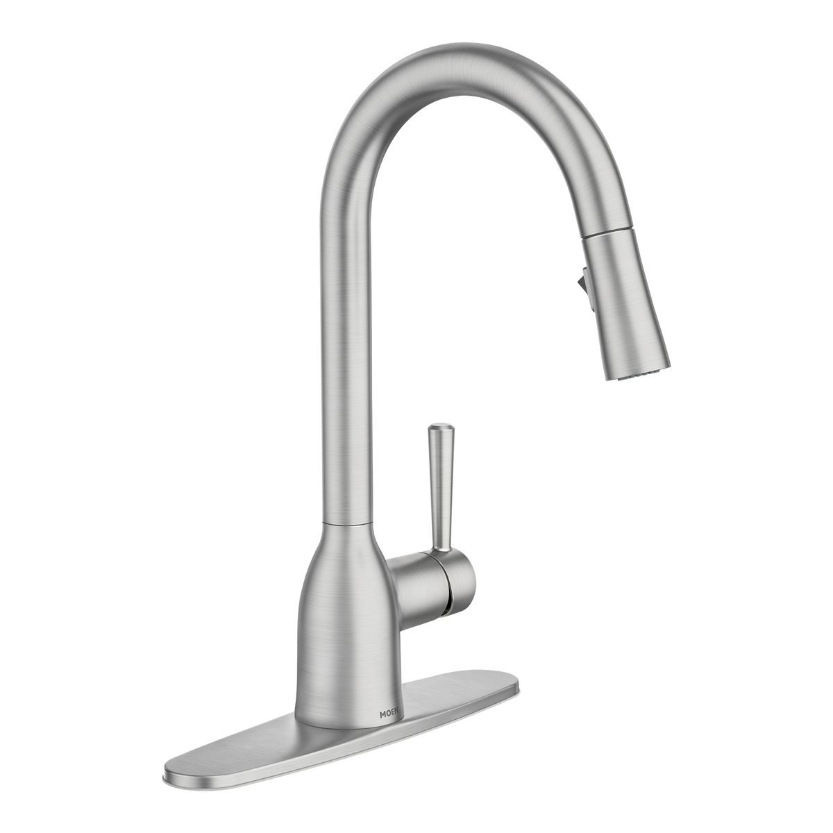 Moen Adler Single-Handle High-Arc Pulldown Kitchen Faucet 87233 in Spot Resist Stainless (87233SRS)