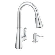 Moen Hadley Single-Handle Pulldown Kitchen Faucet 87245 in Chrome (87245)