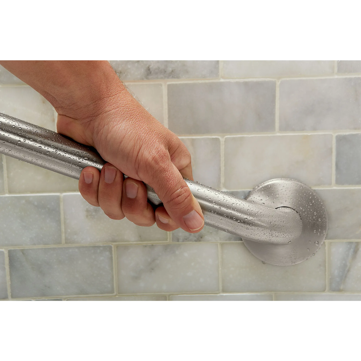 Moen Home Care 24" Concealed Screw Grab Bar L8724 in Stainless (L8724) - view 3