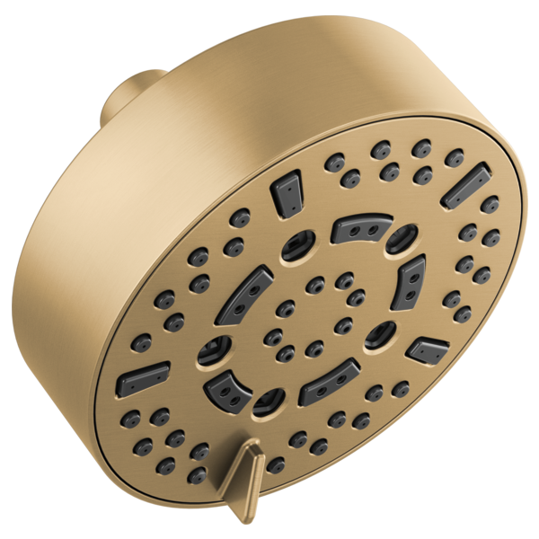 Brizo 5” Linear Round H2Okinetic® Multi-Function Wall Mount Shower Head - 2.5 GPM 87292-GL-2.5 - Plumbing Market