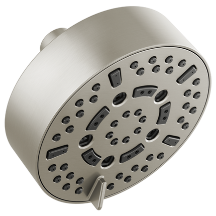 Brizo 5” Linear Round H2Okinetic® Multi-Function Wall Mount Shower Head - 2.5 GPM 87292-NK-2.5 - Plumbing Market