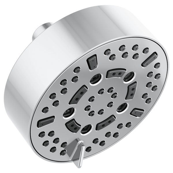 Brizo 5” Linear Round H2Okinetic® Multi-Function Wall Mount Shower Head - 2.5 GPM 87292-PC-2.5 - Plumbing Market