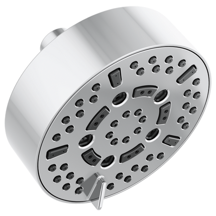 Brizo 5” Linear Round H2Okinetic® Multi-Function Wall Mount Shower Head - 1.75 GPM 87292-PC - Plumbing Market