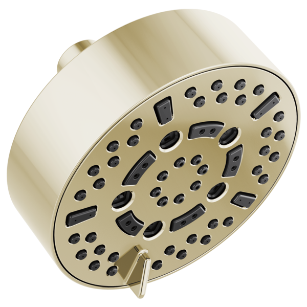 Brizo 5” Linear Round H2Okinetic® Multi-Function Wall Mount Shower Head - 2.5 GPM 87292-PN-2.5 - Plumbing Market