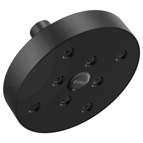 Brizo 5" Linear Round H<sub>2</sub>Okinetic<sup>®</sup> Single Function Wall Mount Showerhead 87375-BL - Plumbing Market