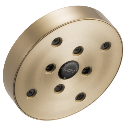Brizo 5" Linear Round H<sub>2</sub>Okinetic<sup>®</sup> Single Function Wall Mount Showerhead 87375-GL - Plumbing Market