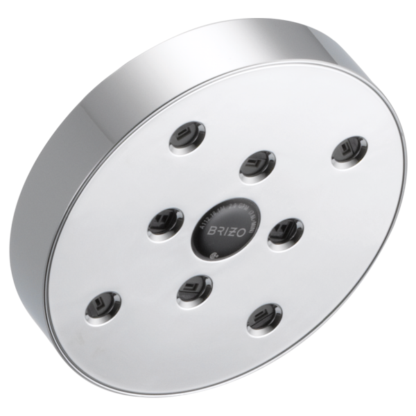 Brizo 5" Linear Round H<sub>2</sub>Okinetic<sup>®</sup> Single Function Wall Mount Showerhead 87375-PC - Plumbing Market