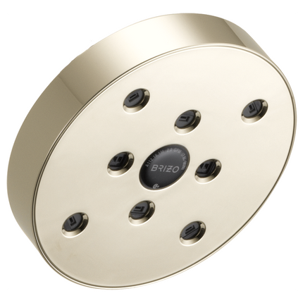 Brizo 5" Linear Round H<sub>2</sub>Okinetic<sup>®</sup> Single Function Wall Mount Showerhead 87375-PN - Plumbing Market