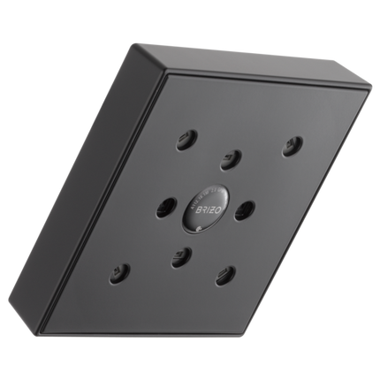 Brizo 5” Linear Square H<sub>2</sub>Okinetic<sup>®</sup> Single Function Wall Mount Showerhead 87380-BL - Plumbing Market