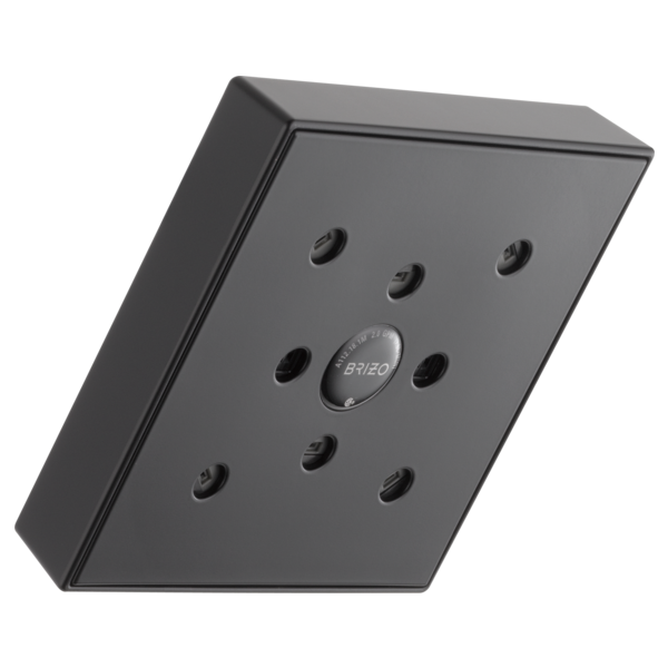 Brizo 5” Linear Square H<sub>2</sub>Okinetic<sup>®</sup> Single Function Wall Mount Showerhead 87380-BL - Plumbing Market