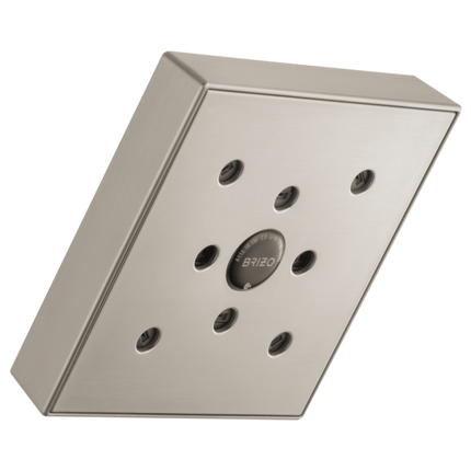 Brizo 5” Linear Square H<sub>2</sub>Okinetic<sup>®</sup> Single Function Wall Mount Showerhead 87380-NK - Plumbing Market