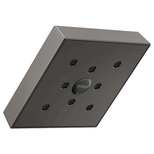 Brizo 5" Linear Square H<sub>2</sub>Okinetic<sup>®</sup> Single Function Wall Mount Showerhead 87380-SL - Plumbing Market