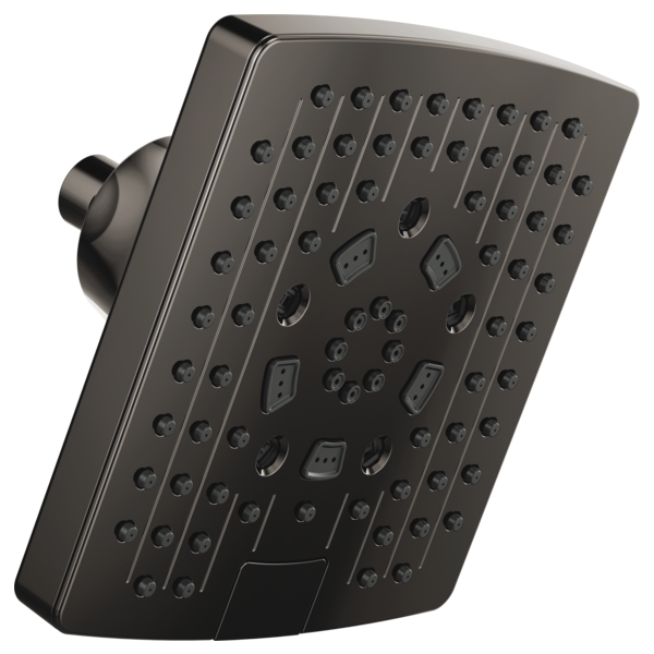 Brizo 7" Linear Square H2Okinetic® Multi-Function Wall Mount Shower Head - 2.5 GPM 87406-BNX-2.5 - Plumbing Market