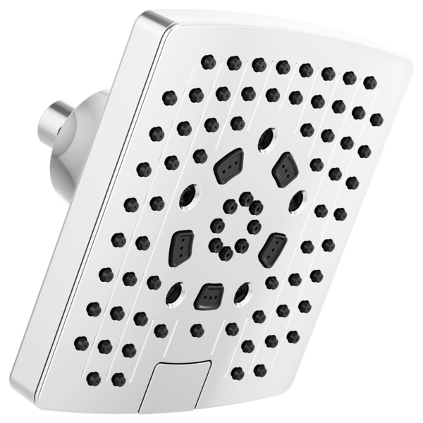 Brizo 7" Linear Square H2Okinetic® Multi-Function Wall Mount Shower Head - 2.5 GPM 87406-PC-2.5 - Plumbing Market