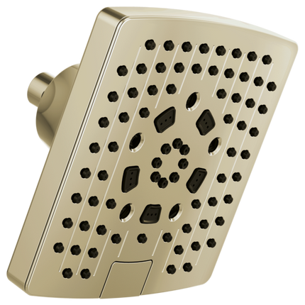 Brizo 7” Linear Square H<sub>2</sub>Okinetic<sup>®</sup> Multi-Function Wall Mount Showerhead 87406-PN - Plumbing Market