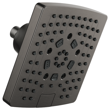 Brizo 7" Linear Square H2Okinetic® Multi-Function Wall Mount Shower Head - 2.5 GPM 87406-SL-2.5 - Plumbing Market