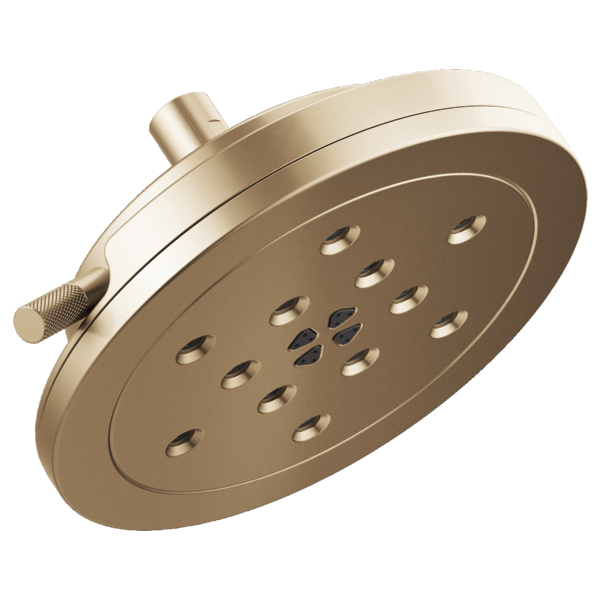 Brizo 8” H<sub>2</sub>Okinetic<sup>®</sup> Round Multi-Function Wall Mount Showerhead 87435-GL - Plumbing Market